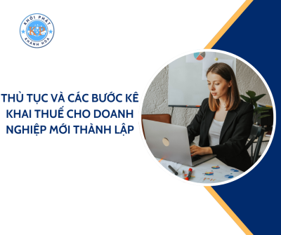 kê khai thuế cho doanh nghiệp mới thành lập